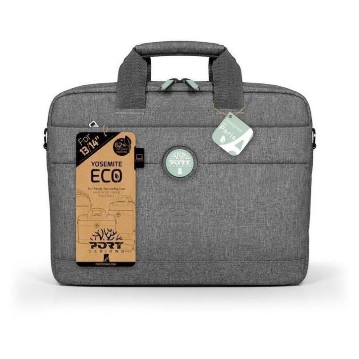 Sacoche pour ordinateur portable 15,6 - PORT DESIGNS YOSEMITE ECO - Gris (62% de matériaux recyclés) Sacoche pour ordinateur portable 15,6 - PORT DESIGNS YOSEMITE ECO - Gris (62% de matériaux recyclés)