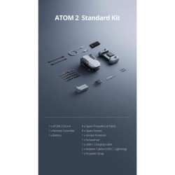 Drone - POTENSIC - ATOM 2 - Kit Standard - Caméra HD/4K - GPS intégr