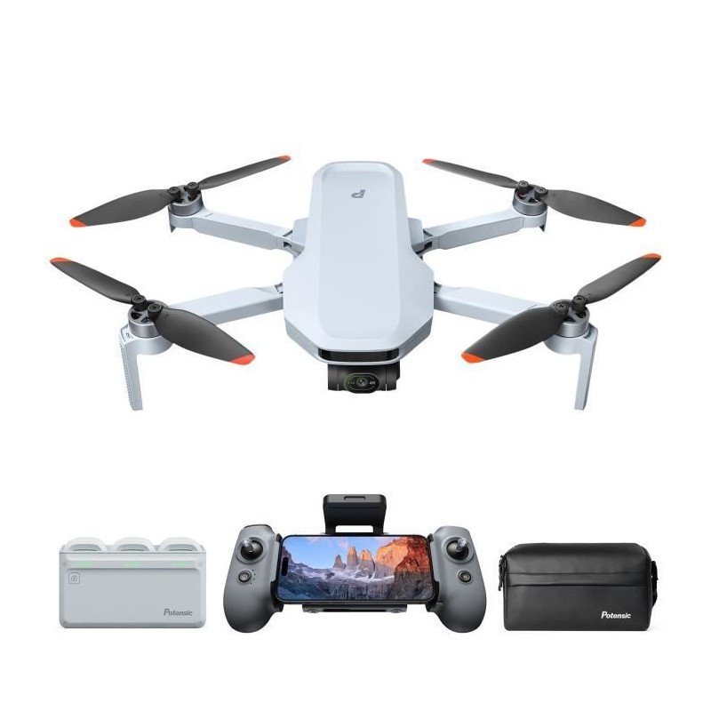 Drone - POTENSIC - ATOM 2 - Fly More Combo - Caméra HD/4K - GPS inté Drone - POTENSIC - ATOM 2 - Fly More Combo - Caméra HD/4K - GPS inté