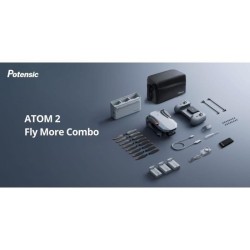 Drone - POTENSIC - ATOM 2 - Fly More Combo - Caméra HD/4K - GPS inté