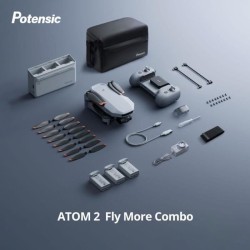 Drone - POTENSIC - ATOM 2 - Fly More Combo - Caméra HD/4K - GPS inté
