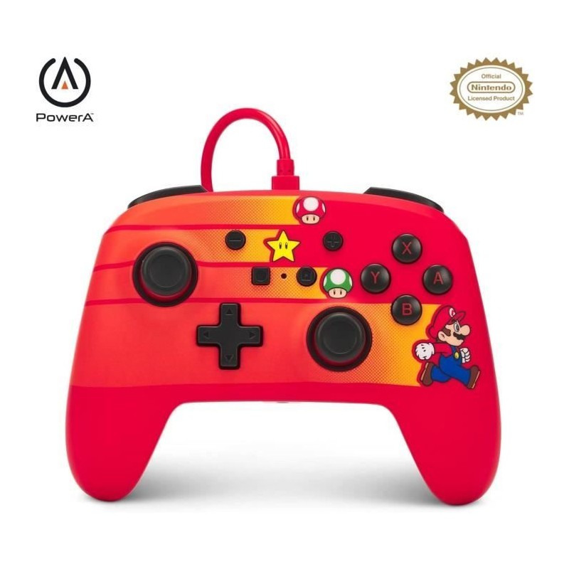 Manette Filaire - POWER A - Nintendo Switch - Speedster Mario Manette Filaire - POWER A - Nintendo Switch - Speedster Mario