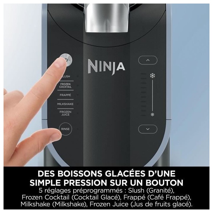 Machine a boissons glacées et granitées NINJA - Slushi FS301EU - Capacité 2,5L - 5 programmes - 800W