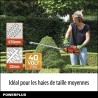 Powerplus Dual Power Taille-Haie Batterie POWDPG7536 - 40 V, sans Batt
