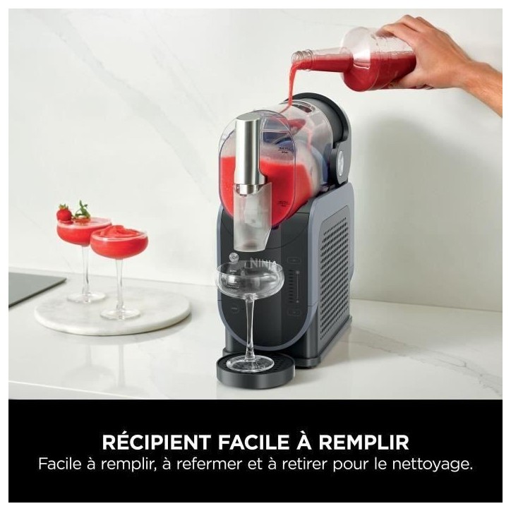 Machine a boissons glacées et granitées NINJA - Slushi FS301EU - Capacité 2,5L - 5 programmes - 800W