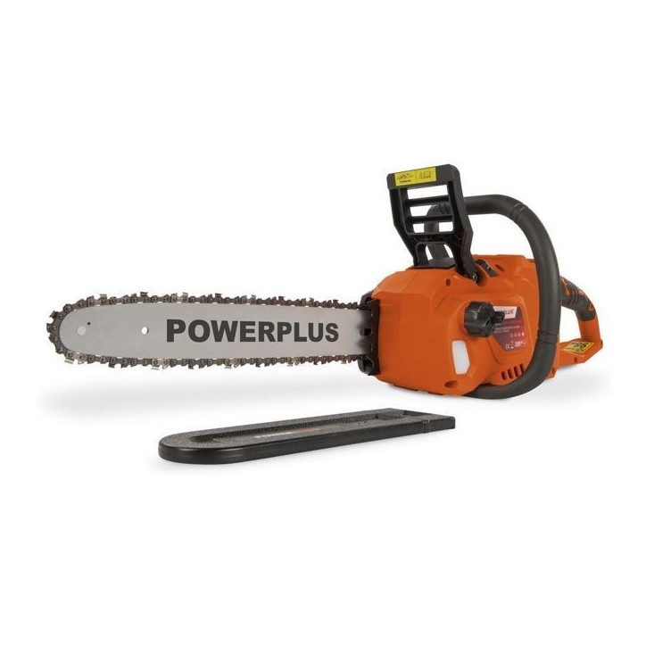 Dual Power Tronçonneuse a Batterie POWDPG7576 - 40 V,Guide de 350 mm, sans Batterie ni Chargeur Dual Power Tronçonneuse a Batterie POWDPG7576 - 40 V,Guide de 350 mm, sans Batterie ni Chargeur