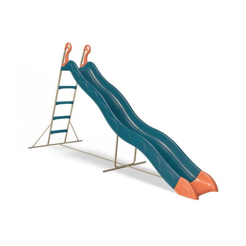 Toboggan - ALEO BY TRIGANO - PYROU - 3,32 m - Bleu - Pour enfants de 3 Toboggan - ALEO BY TRIGANO - PYROU - 3,32 m - Bleu - Pour enfants de 3