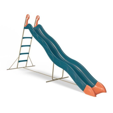Toboggan - ALEO BY TRIGANO - PYROU - 3,32 m - Bleu - Pour enfants de 3