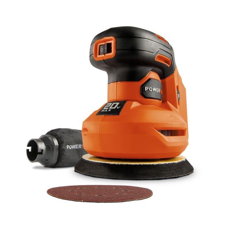 Ponceuse excentrique sans fil 20V Ø125 - DUAL POWER POWDP50400 Ponceuse excentrique sans fil 20V Ø125 - DUAL POWER POWDP50400