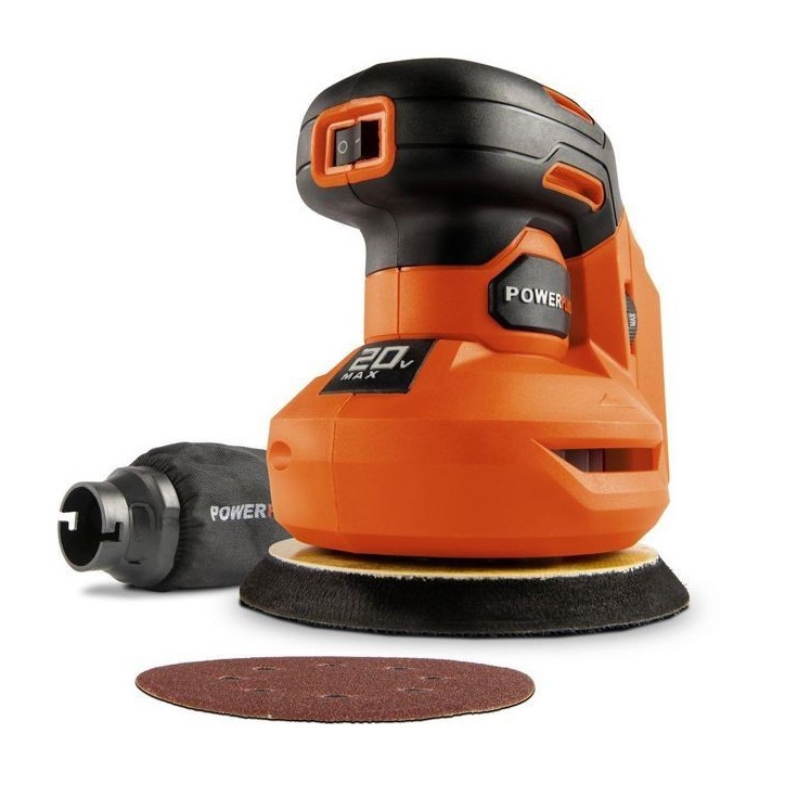 Ponceuse excentrique sans fil 20V Ø125 - DUAL POWER POWDP50400