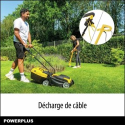 Tondeuse a gazon et Coupe-Bordure électrique - POWERPLUS - POWXG62205