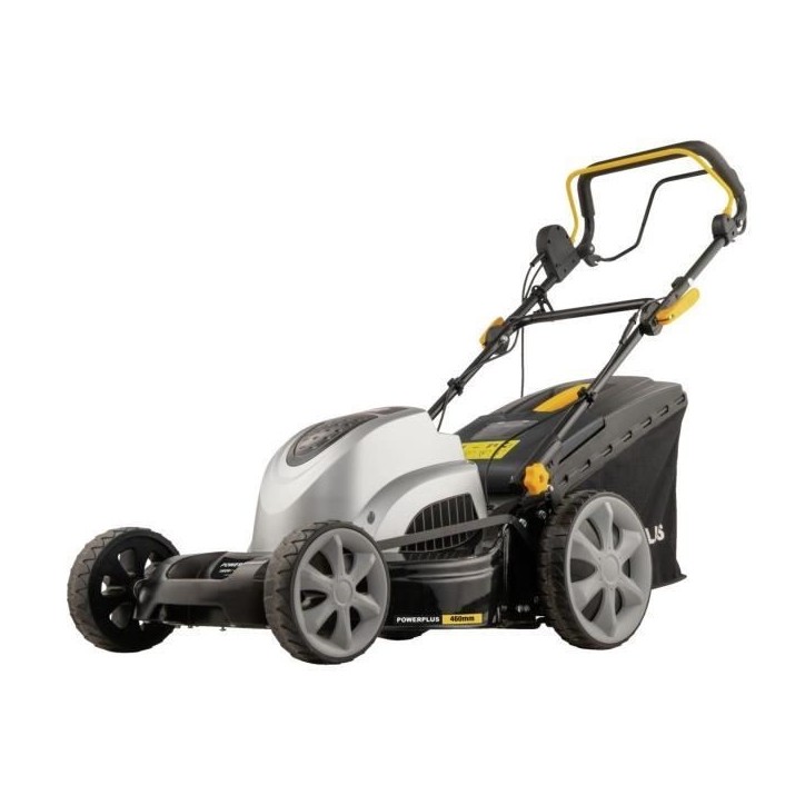 Tondeuse a gazon électrique - POWERPLUS - POWPG6290 - 1800 W - 460 mm Ø - Avec ramassage, mulching et éjection Arriere Tondeuse a gazon électrique - POWERPLUS - POWPG6290 - 1800 W - 460 mm Ø - Avec ramassage, mulching et éjection Arriere