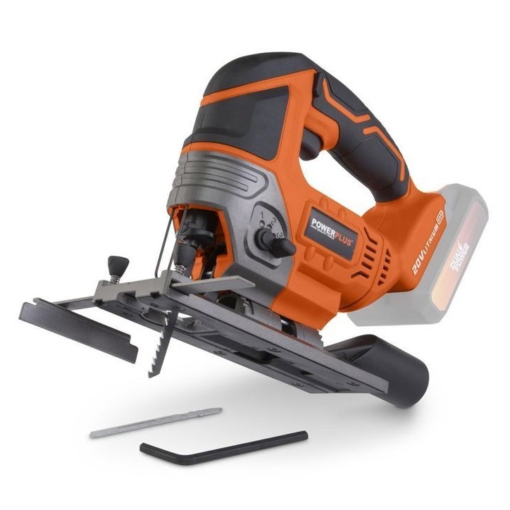 Scie sauteuse pendulaire sans fil 20V - DUAL POWER POWDP25300 - Bois - Orange - Vitesse 0-2300tr/min Scie sauteuse pendulaire sans fil 20V - DUAL POWER POWDP25300 - Bois - Orange - Vitesse 0-2300tr/min
