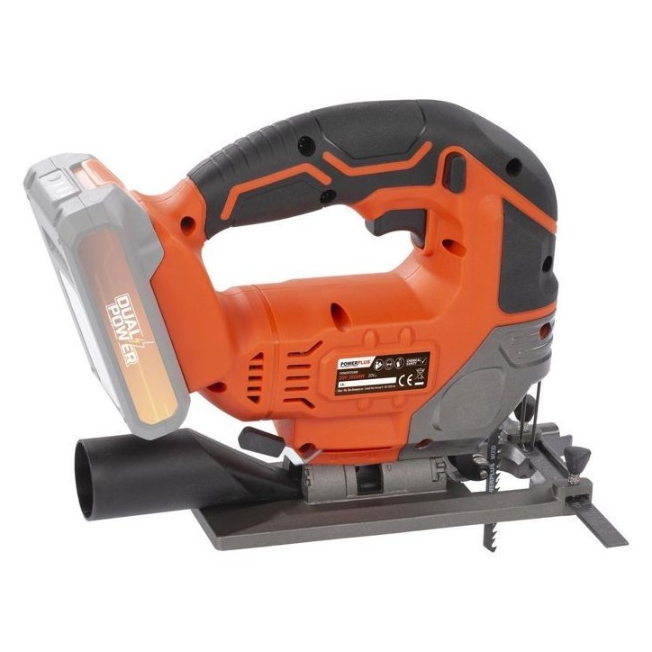 Scie sauteuse pendulaire sans fil 20V - DUAL POWER POWDP25300 - Bois - Orange - Vitesse 0-2300tr/min Scie sauteuse pendulaire sans fil 20V - DUAL POWER POWDP25300 - Bois - Orange - Vitesse 0-2300tr/min