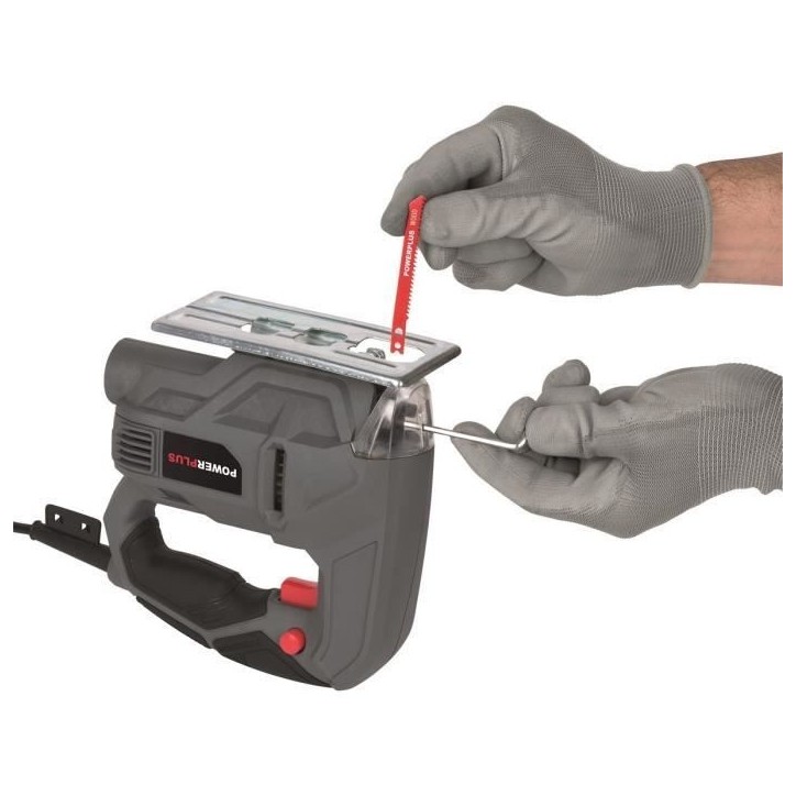 Scie sauteuse POWERPLUS POWE30010 - Angle réglable - 450 W - Coupe 55/5mm
