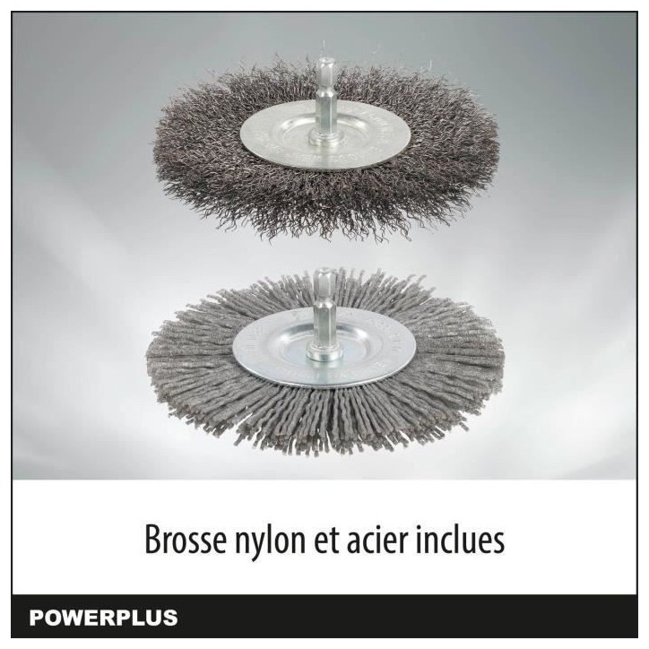 Powerplus Désherbeur Téléscopique Électrique POWXG6650 - Extracteur de Mauvaises Herbes, 400 W, avec Brosse en Nylon et en A Powerplus Désherbeur Téléscopique Électrique POWXG6650 - Extracteur de Mauvaises Herbes, 400 W, avec Brosse en Nylon et en A