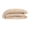 CALGARY Couette chaude Microfibre 400g/m² Beige Galet & Vert Lac 240x