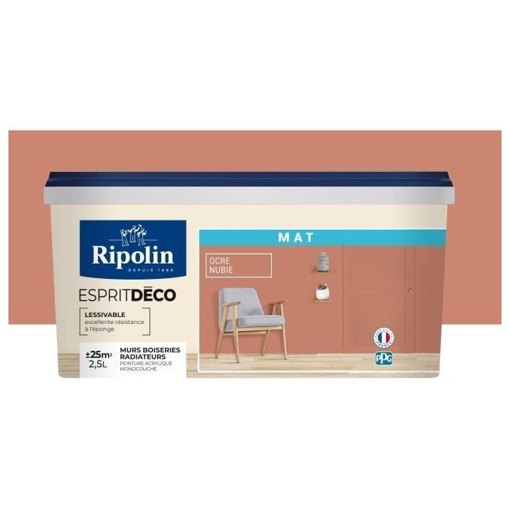 RIPOLIN Peinture esprit deco multi-supports 2,5l
