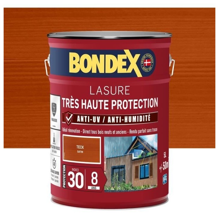 BONDEX Lasure lasure ind 30 / 8 ans 5l BONDEX Lasure lasure ind 30 / 8 ans 5l