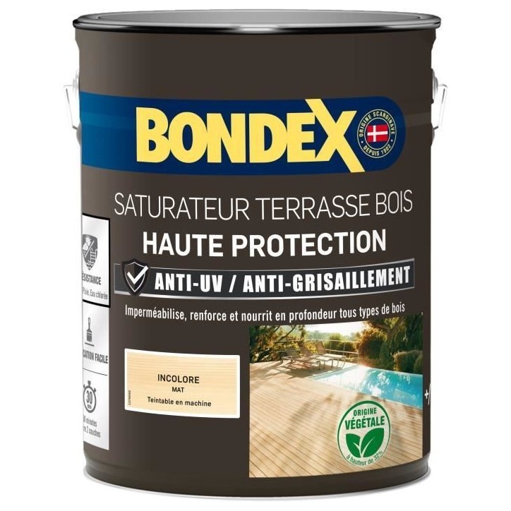 Saturateur incolore - BONDEX - 441368 - Mat - 5 L Saturateur incolore - BONDEX - 441368 - Mat - 5 L