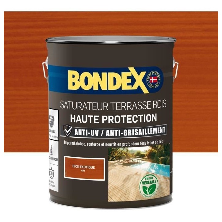 BONDEX - Saturateur - Teck - Mat - 5L