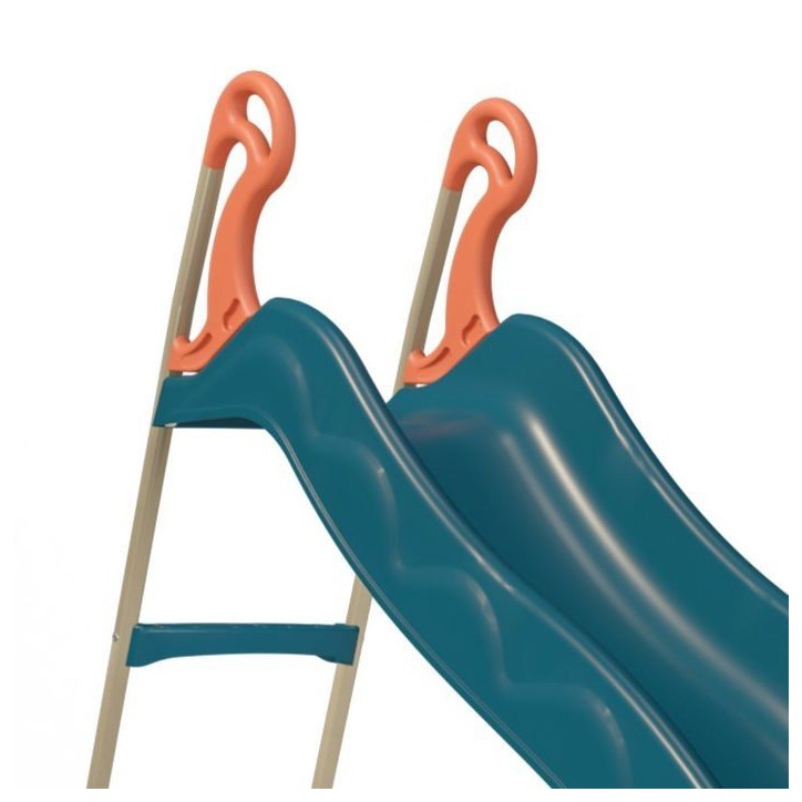 Toboggan - ALEO BY TRIGANO - Valou - 3,80 m - Bleu/corail - Pour enfants de 3 a 12 ans Toboggan - ALEO BY TRIGANO - Valou - 3,80 m - Bleu/corail - Pour enfants de 3 a 12 ans