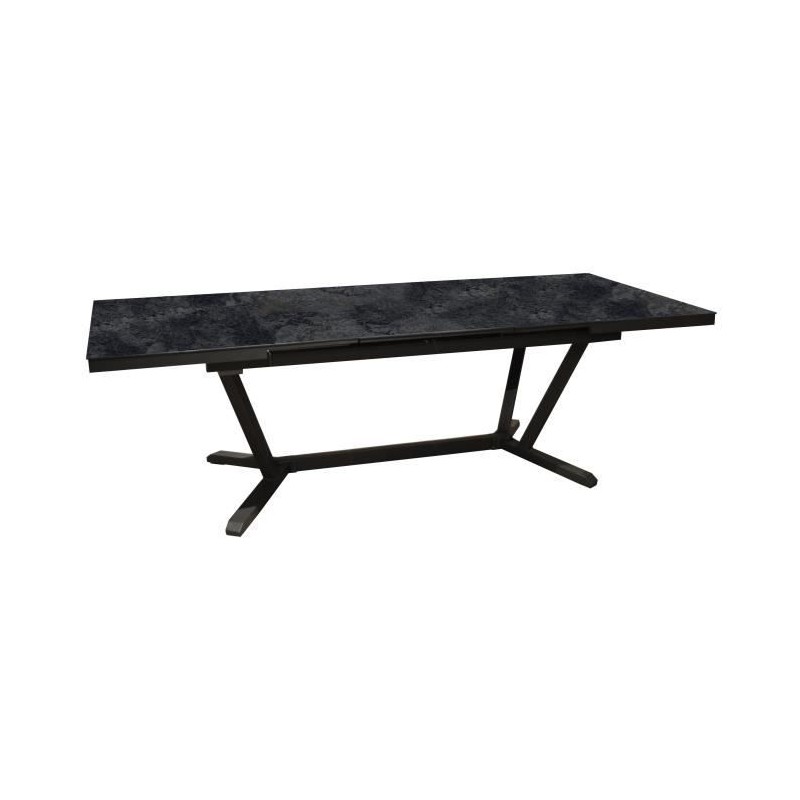 Table de jardin Vita graphite/magma en Aluminium 180/230/280 x100 cm - Table de jardin Vita graphite/magma en Aluminium 180/230/280 x100 cm -
