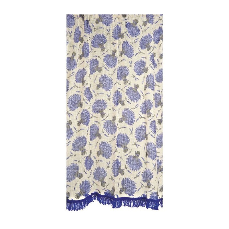Rideau marseillais imprimé 200g/m2 Lavande (225 x 140 cm) Rideau marseillais imprimé 200g/m2 Lavande (225 x 140 cm)
