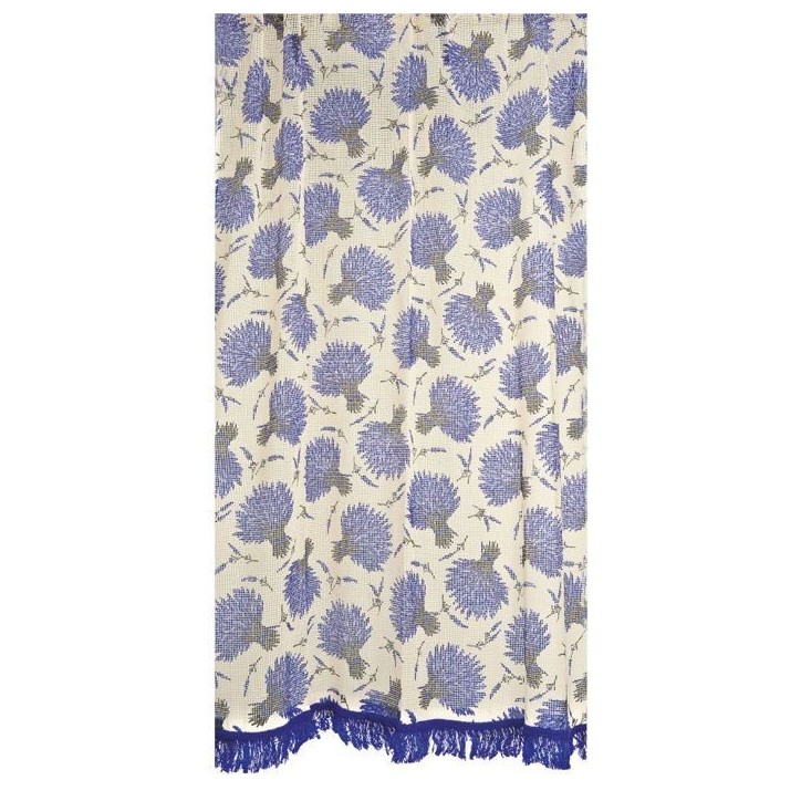 Rideau marseillais imprimé 200g/m2 Lavande (225 x 140 cm) Rideau marseillais imprimé 200g/m2 Lavande (225 x 140 cm)