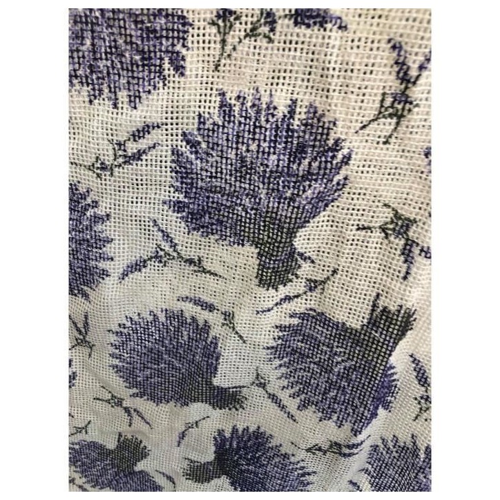 Rideau marseillais imprimé 200g/m2 Lavande (225 x 140 cm) Rideau marseillais imprimé 200g/m2 Lavande (225 x 140 cm)
