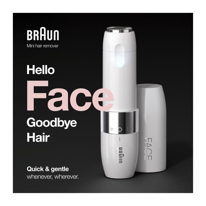 Rasoir Visage électrique pour femme Braun Face Mini FS1000 - Fonction Rasoir Visage électrique pour femme Braun Face Mini FS1000 - Fonction