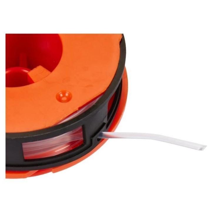 Bobine de fil nylon - BLACK & DECKER - Accessoires Coupe-Bordures - Longueur 5,5m - Orange Bobine de fil nylon - BLACK & DECKER - Accessoires Coupe-Bordures - Longueur 5,5m - Orange