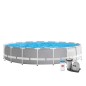 Kit Piscine hors sol tubulaire INTEX - Pris Frame - 610 x 132 cm - Ronde (Pompe, bâche, tapis de sol et échelle) - 26756NP Kit Piscine hors sol tubulaire INTEX - Pris Frame - 610 x 132 cm - Ronde (Pompe, bâche, tapis de sol et échelle) - 26756NP