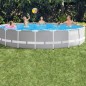 Kit Piscine hors sol tubulaire INTEX - Pris Frame - 610 x 132 cm - Ronde (Pompe, bâche, tapis de sol et échelle) - 26756NP Kit Piscine hors sol tubulaire INTEX - Pris Frame - 610 x 132 cm - Ronde (Pompe, bâche, tapis de sol et échelle) - 26756NP