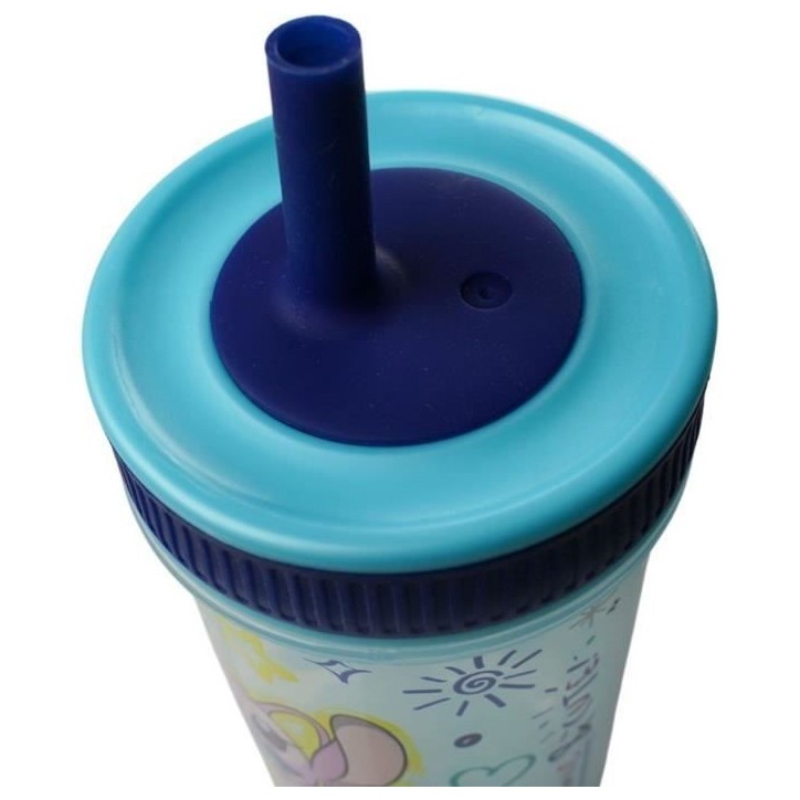 Gobelet a paille - THERMOBABY - LILO & STITCH - 420 ml - Anti-fuite - Sans BPA