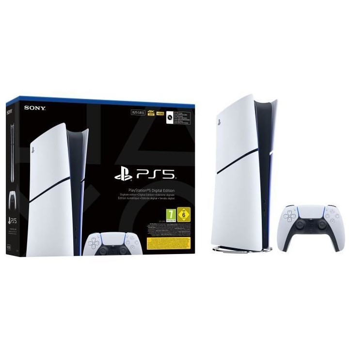 Console PlayStation 5 - Edition Digitale (Modele Slim) Console PlayStation 5 - Edition Digitale (Modele Slim)