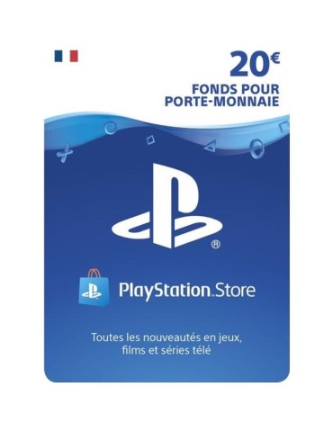Carte cadeau de 20€ a utiliser sur le PlayStation Store