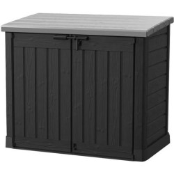 Coffre de rangement extérieur KETER en résine 1200 litres Noir et gr