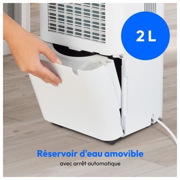 Déshumidificateur - MEDION - 12L / jour - Capacité réservoir 2L Déshumidificateur - MEDION - 12L / jour - Capacité réservoir 2L