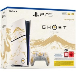 Console PS5 Standard - Édition limitée Ghost of Yotei - Gold + Jeu G
