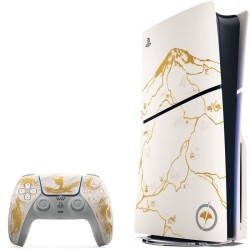 Console PS5 Standard - Édition limitée Ghost of Yotei - Gold + Jeu G