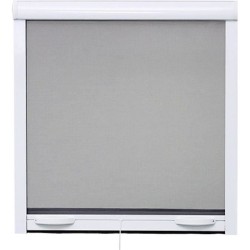 Moustiquaire de fenetre L125 x H145 cm en aluminium laqué blanc - Rec