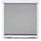 Moustiquaire de fenetre L125 x H145 cm en aluminium laqué blanc - Recoupable en largeur et hauteur.