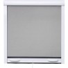 Moustiquaire de fenetre L125 x H145 cm en aluminium laqué blanc - Rec