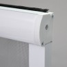 Moustiquaire de fenetre L125 x H145 cm en aluminium laqué blanc - Rec