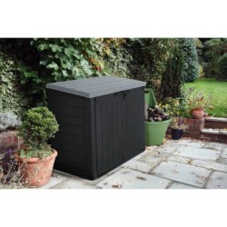 Coffre de rangement extérieur KETER en résine 1200 litres Noir et gr
