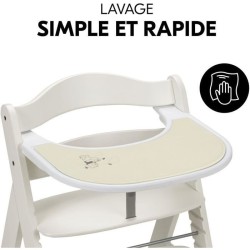 Set de table pour chaise haute - HAUCK - 100 % Silicone alimentaire -