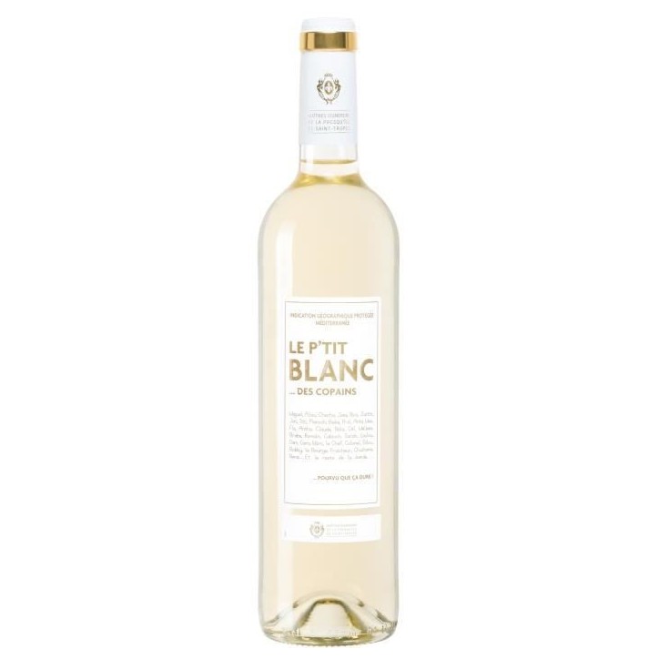 Le P'Tit Blanc Des Copains Méditerranée - Vin blanc de Provence