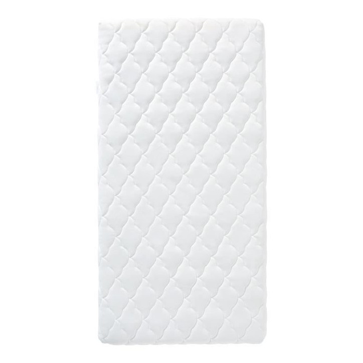 Matelas Bébé Bamboo - 70x140x10 cm - Viscose Douce - Déhoussable - Sans traitement chimique Matelas Bébé Bamboo - 70x140x10 cm - Viscose Douce - Déhoussable - Sans traitement chimique