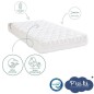 Matelas Bébé Bamboo - 70x140x10 cm - Viscose Douce - Déhoussable - Sans traitement chimique Matelas Bébé Bamboo - 70x140x10 cm - Viscose Douce - Déhoussable - Sans traitement chimique